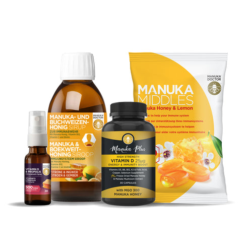 Pack Immunité - Spray, Sirop, Vitamines D & Middles