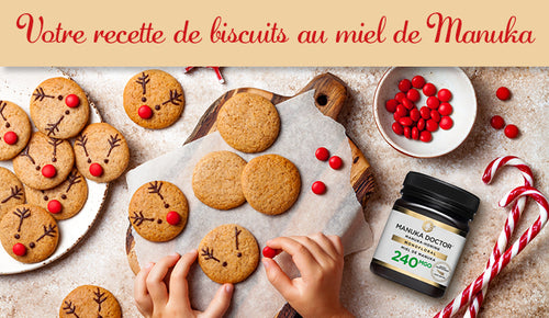 Recette de biscuits au miel Manuka