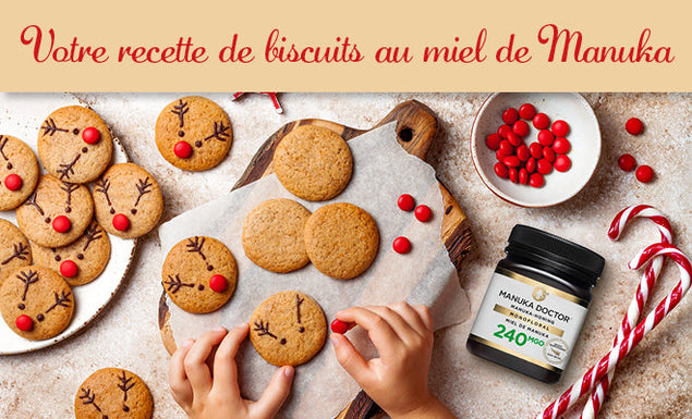 Recette de biscuits au miel Manuka