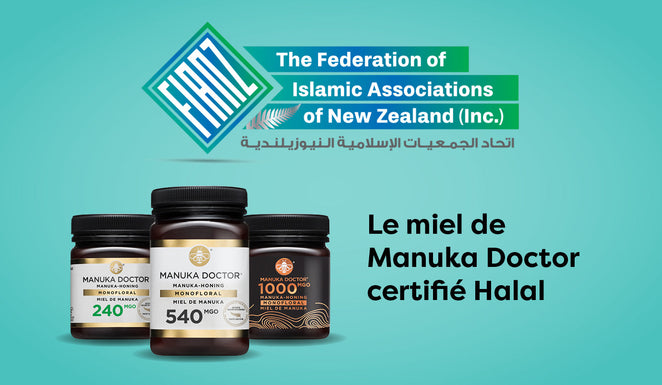 Miel de Manuka Halal - Manuka Doctor est certifié