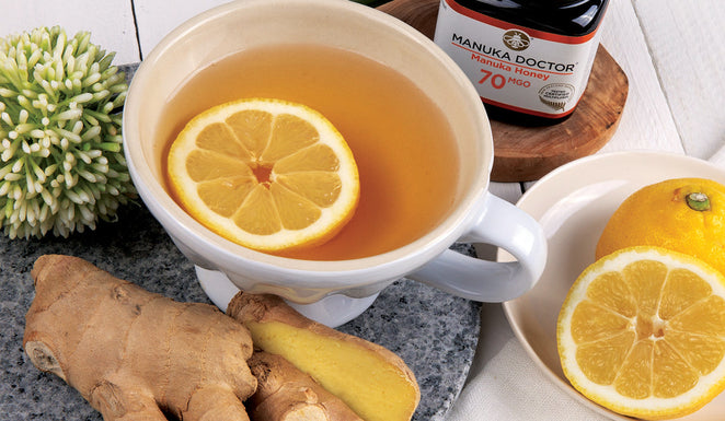 Pause douceur : thé au Mānuka, citron & gingembre
