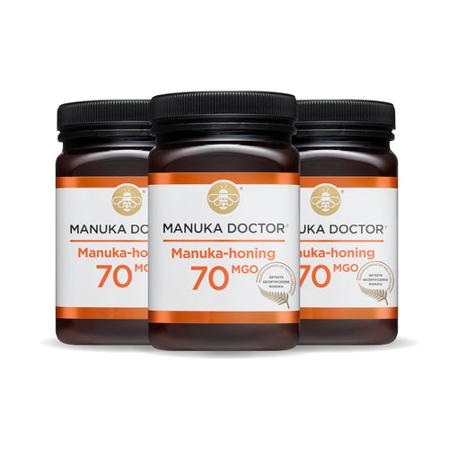 3 x Miel de Manuka 70 MGO 500g