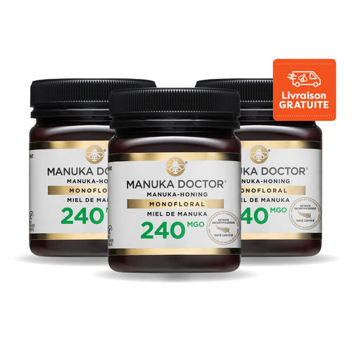Pack Trio Miel de Manuka 240 MGO 250g