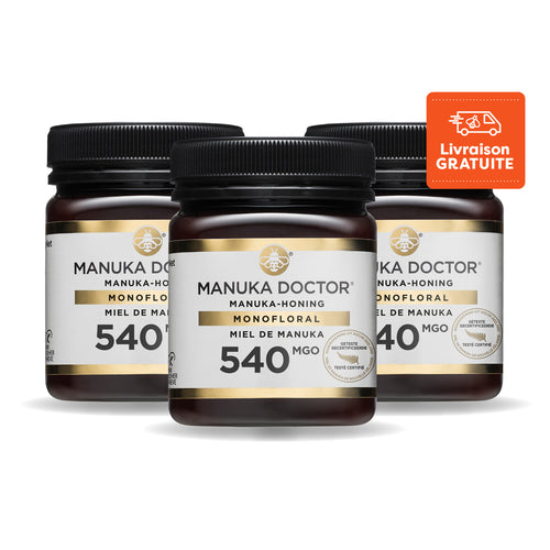 Pack Trio Miel de Manuka 540 MGO 250g