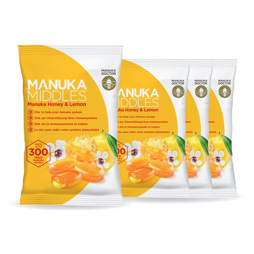4 x Pastilles fourrées au miel de Manuka