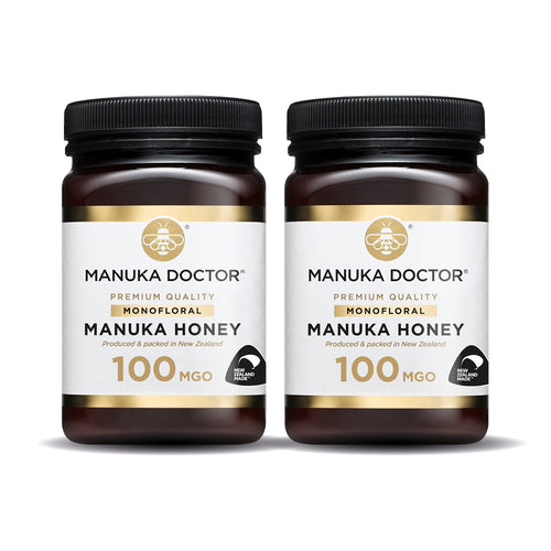 2 x Miel de Manuka 100 MGO 500g – DDM 31/12/2026